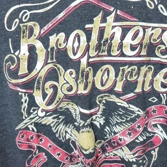 Brothers Osborne Charcoal Eagle Tee - Picture 3 of 4